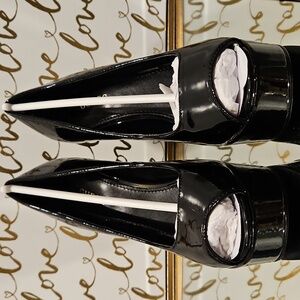 NIB Black Patent Heels